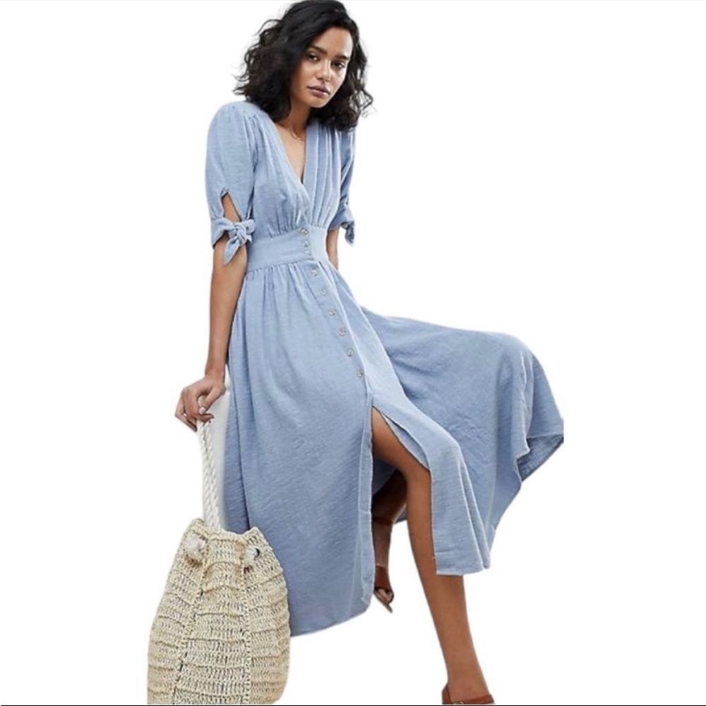 Free People Love Of My Life Midi Dress Small